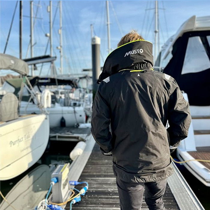 2024 Musto Br2 Offshore Jacke & Salopette Kombi-set - Schwarz